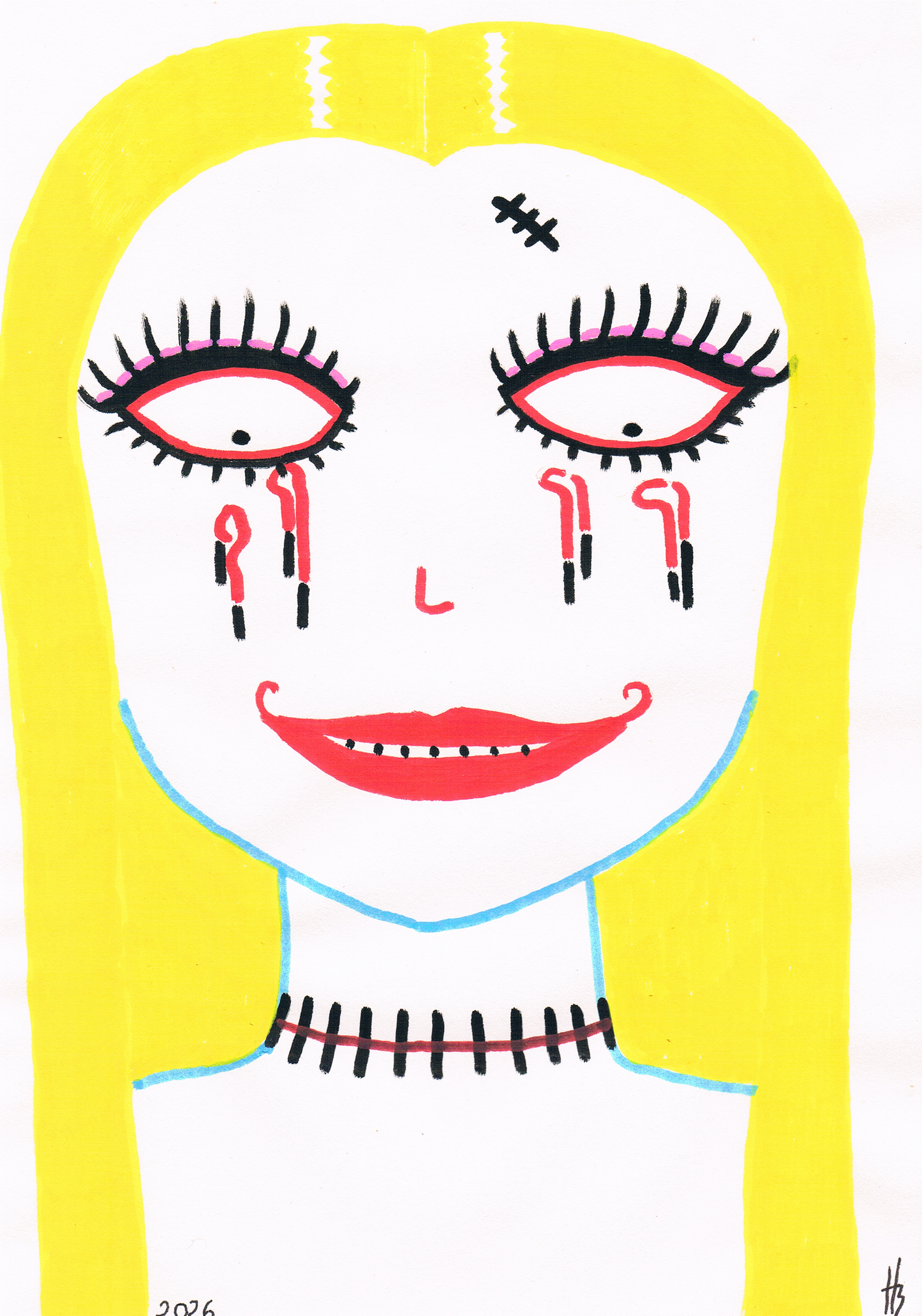 Spirit of a beheaded woman